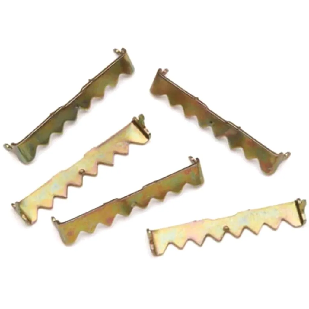 Hangers - Sawtooth - Hammer In - Brass - Large - 5 pieces