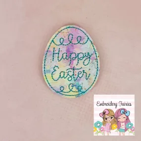 Happy Easter Egg Feltie Design