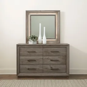 Horizons - Dresser & Mirror - Gray