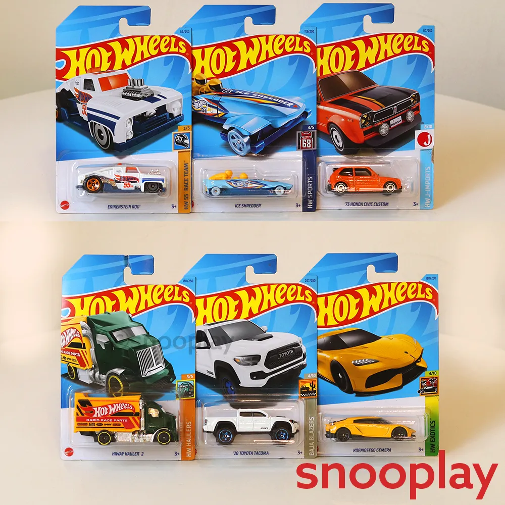 Hot Wheels Car Set of 6 [HW 70]