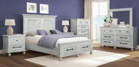 Hyde Park Light 5 Piece Queen Storage Bedroom