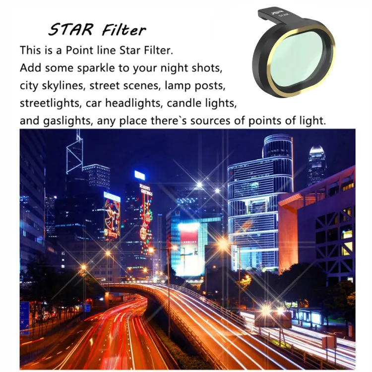 JSR for FiMi X8 mini Drone 8 in 1 UV   CPL   ND8   ND16   ND32   STAR   NIGHT Lens Filter Kit