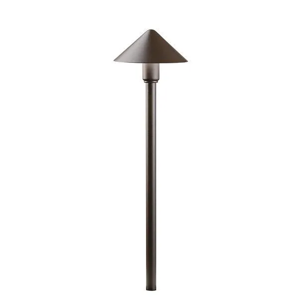 Kichler 16120AZT30 Fundamentals 3000K LED Path Light Textured Architectural Bronze