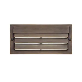 Kichler 16171AZT27 2700K LED Louvered Surface Mount Step Light Textured Architectural Bronze