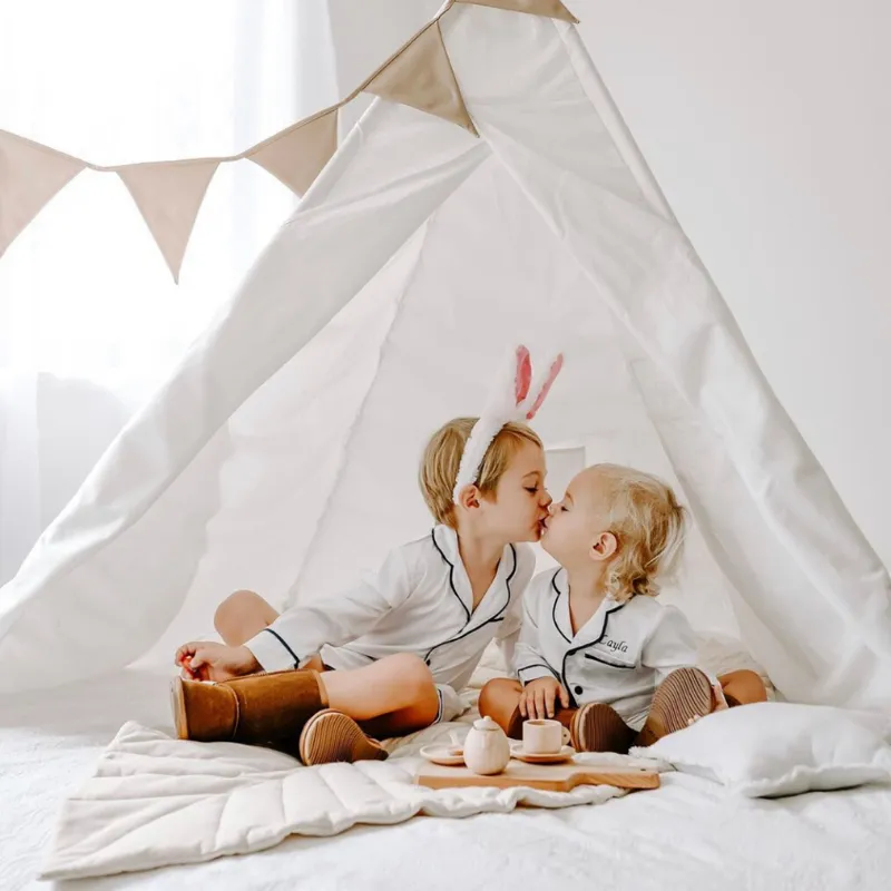 Kids Teepee Tent | White