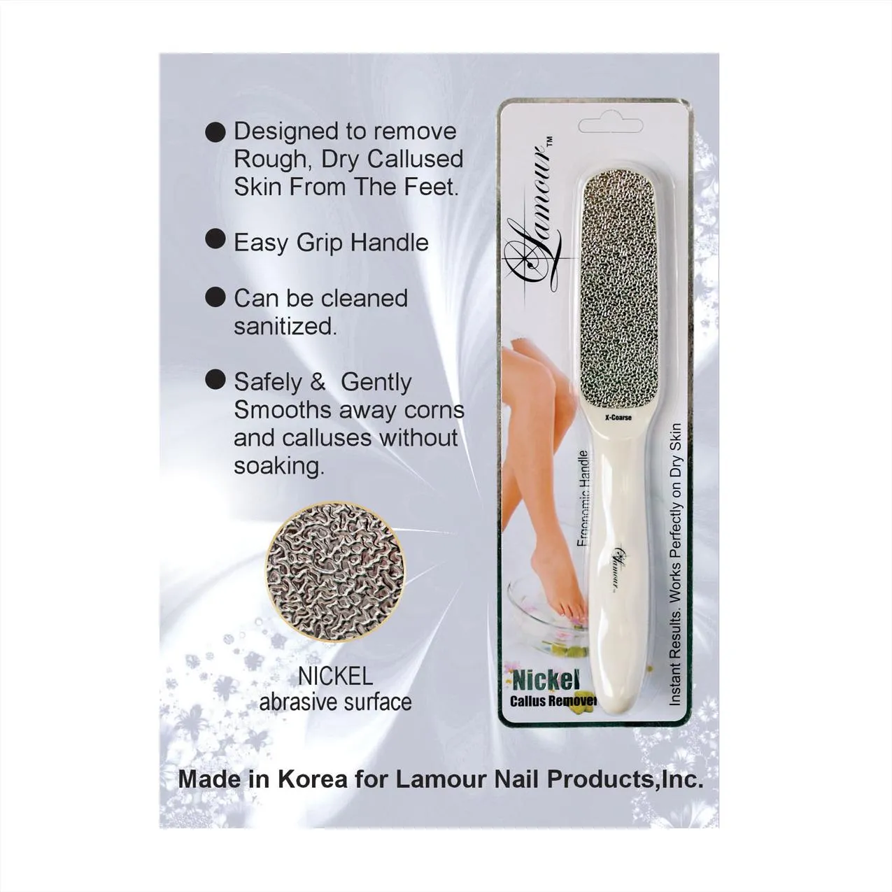 Lamour - Nickel Foot File Callus Remover - #NK900