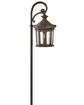 LED Path Light from the Raley Path Collection in Oil Rubbed Bronze Finish by Hinkley