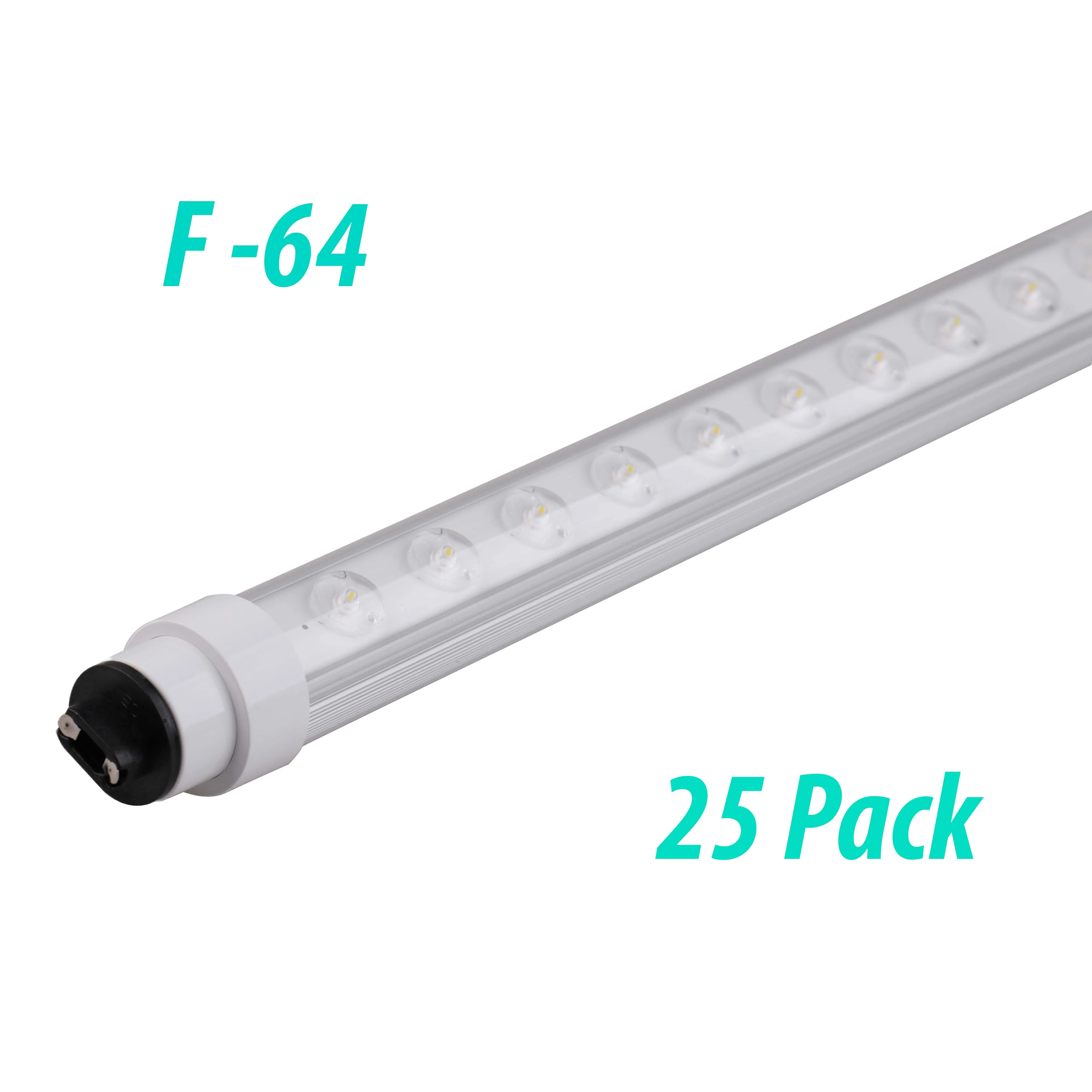 LED Sign Bulb F-64 T10 HO 6000K - 36W - 25 Pack