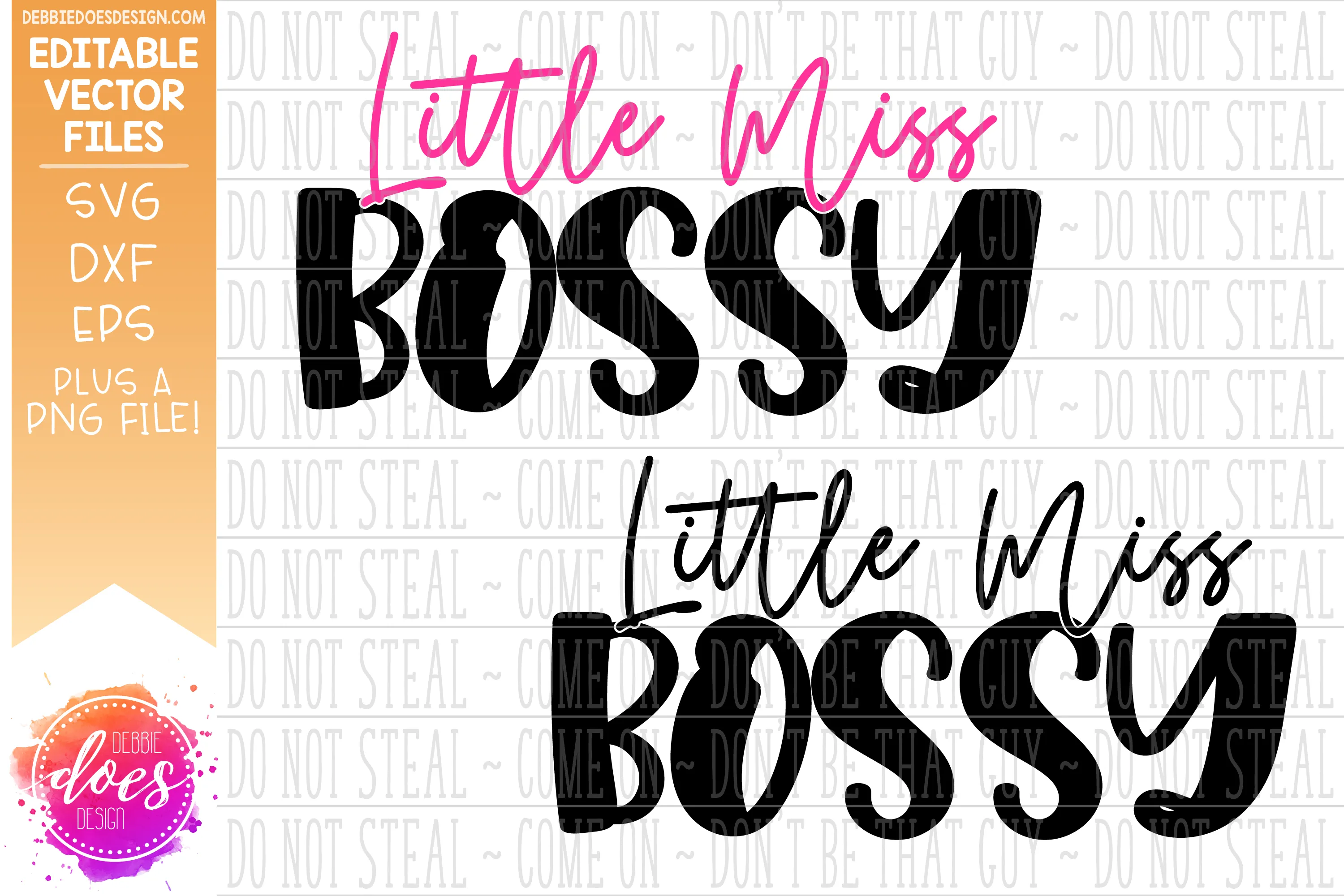 Little Miss Bossy - SVG Design