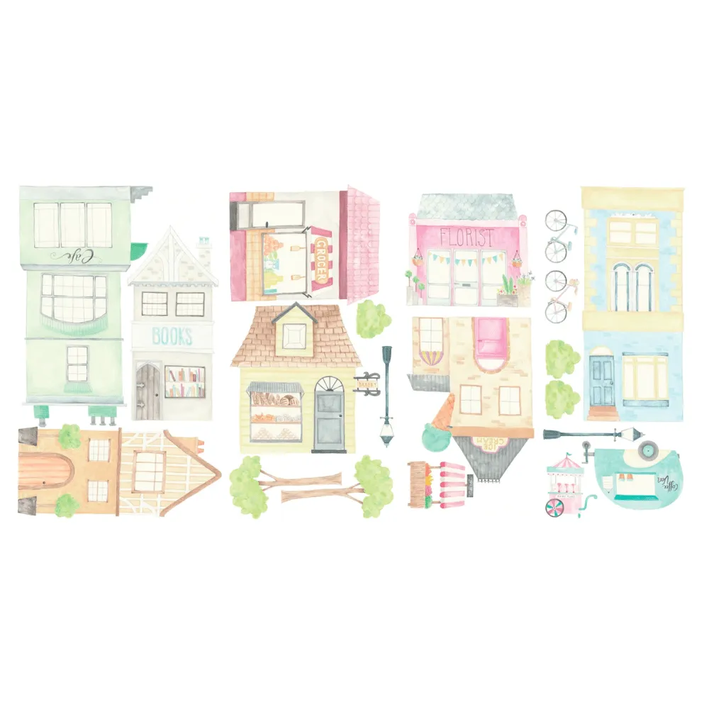 Little Town Decal Set