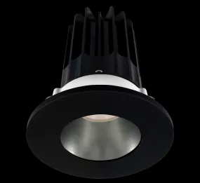 Lotus LED-2-S15W-5CCT-2RRCH-2RTBK-24D 2 Inch Round Recessed LED 15 Watt Designer Series - 5CCT Selectable - 1000 Lumen - 24 Degree Beam Spread - Chrome Reflector - Black Trim