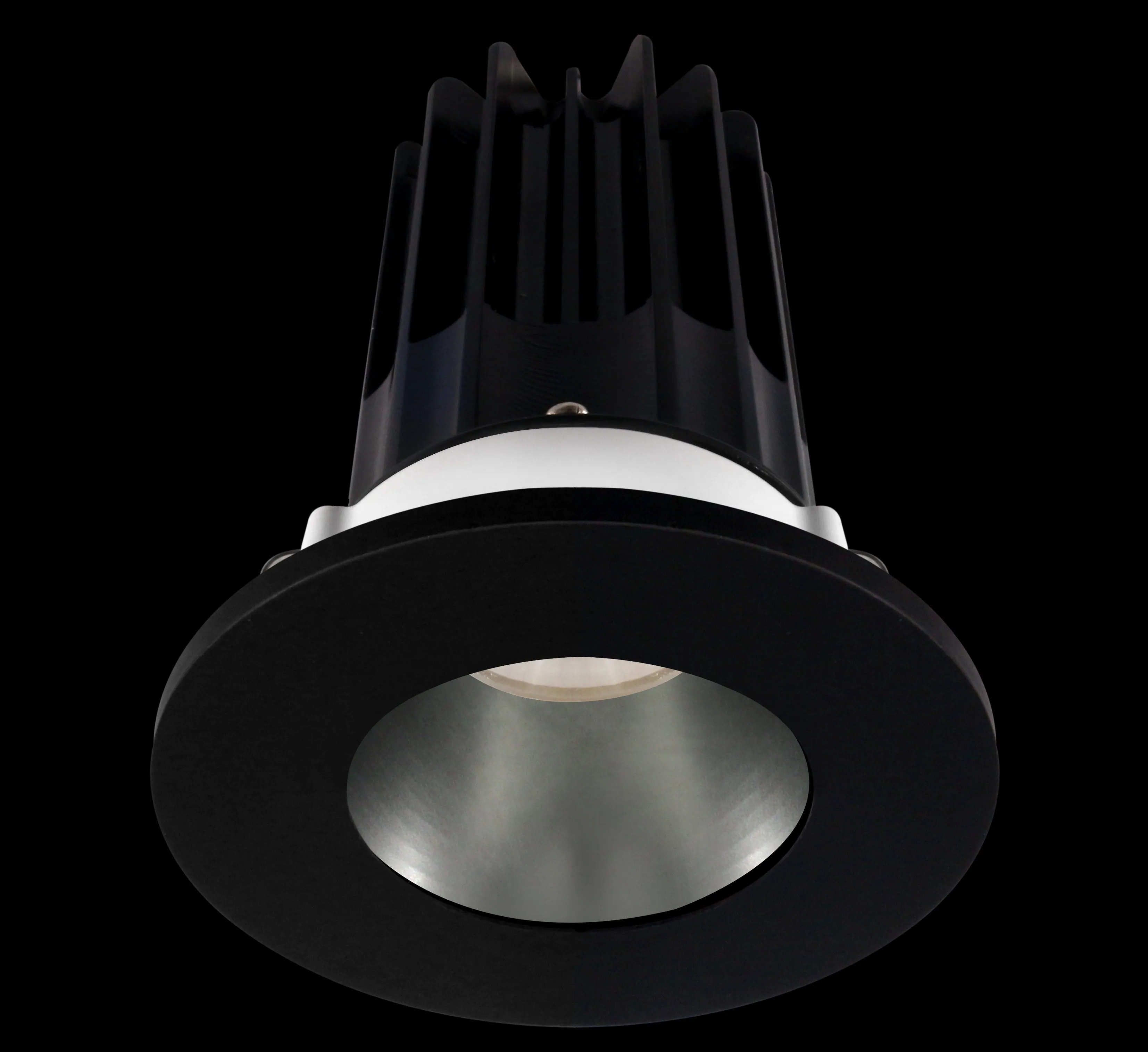 Lotus LED-2-S15W-5CCT-2RRCH-2RTBK-24D 2 Inch Round Recessed LED 15 Watt Designer Series - 5CCT Selectable - 1000 Lumen - 24 Degree Beam Spread - Chrome Reflector - Black Trim