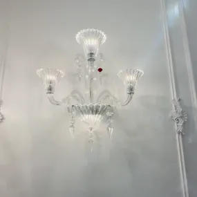 Luxury 2/3-Arm Oriental Classical Crystal Wall Lamp