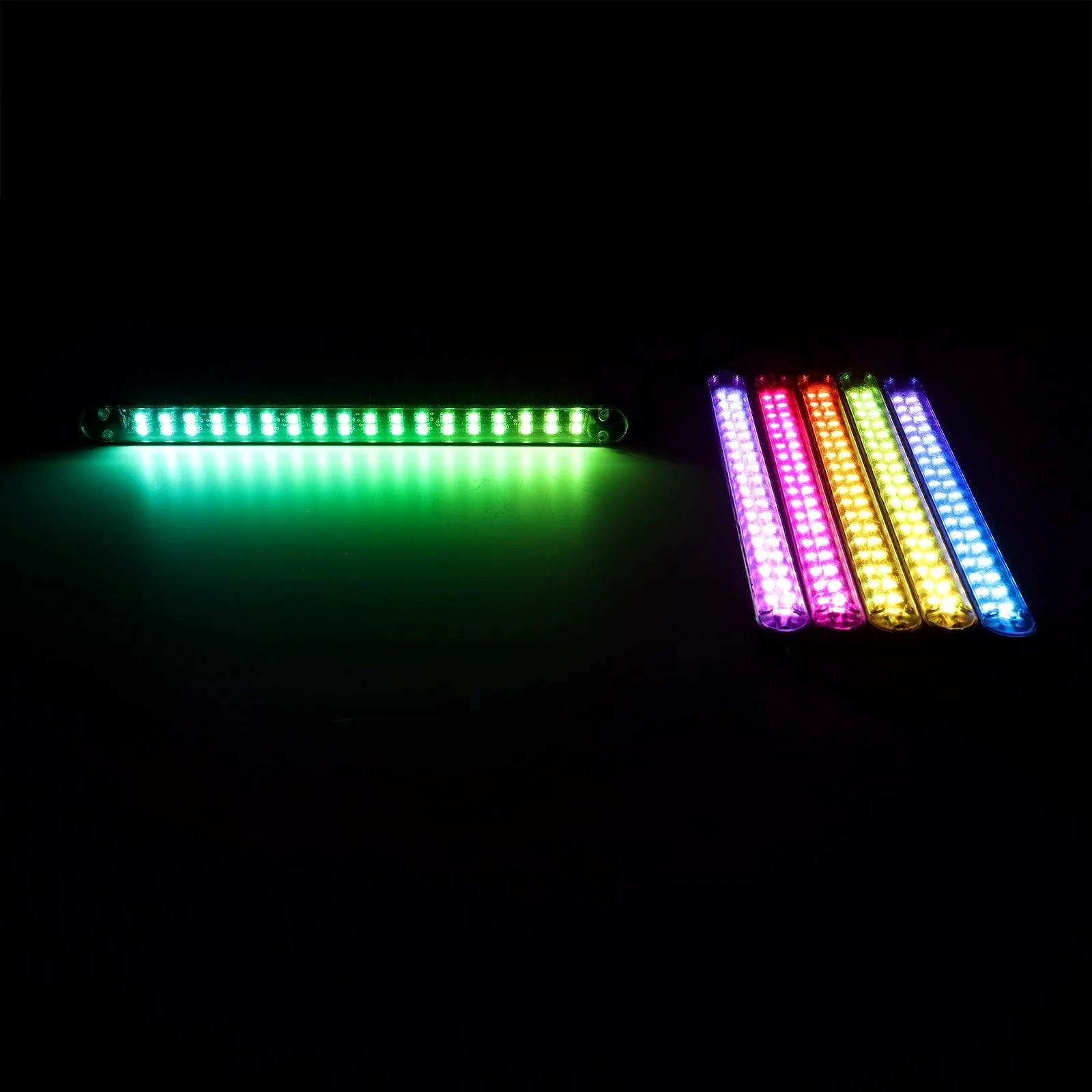 Magic Dream Color RGB Underglow Lights LED Strip Lights Kit with Bluetooth APP & Wireless Remote Control with Brake Light Function