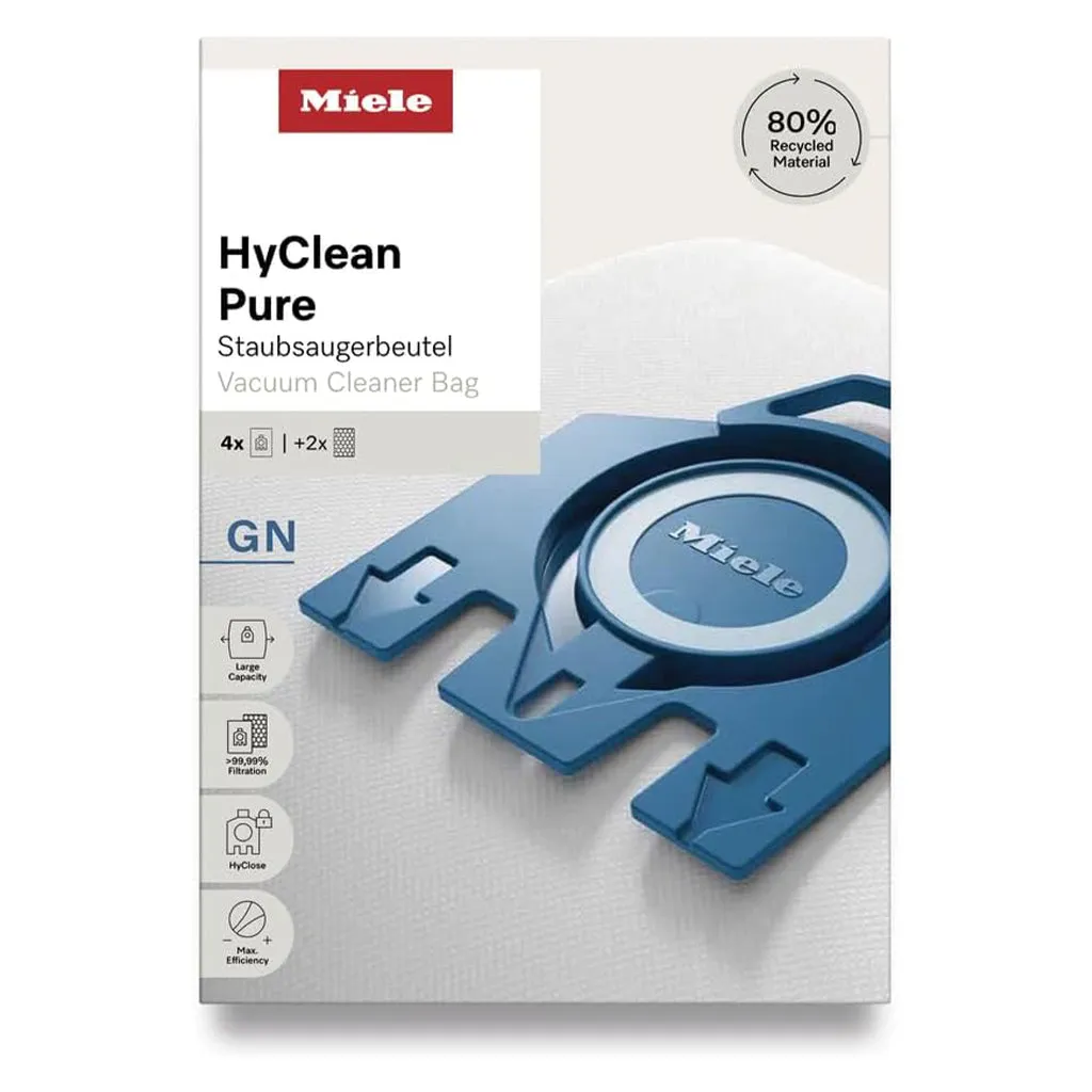 Miele HyClean Pure Vacuum Cleaner Bags GN