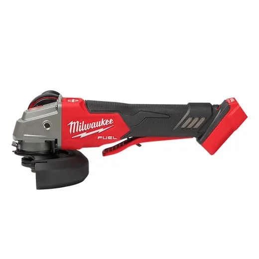 Milwaukee M18 Fuel 4-1/2" - 5" Variable Speed Braking Grinder, Paddle Switch No-Lock