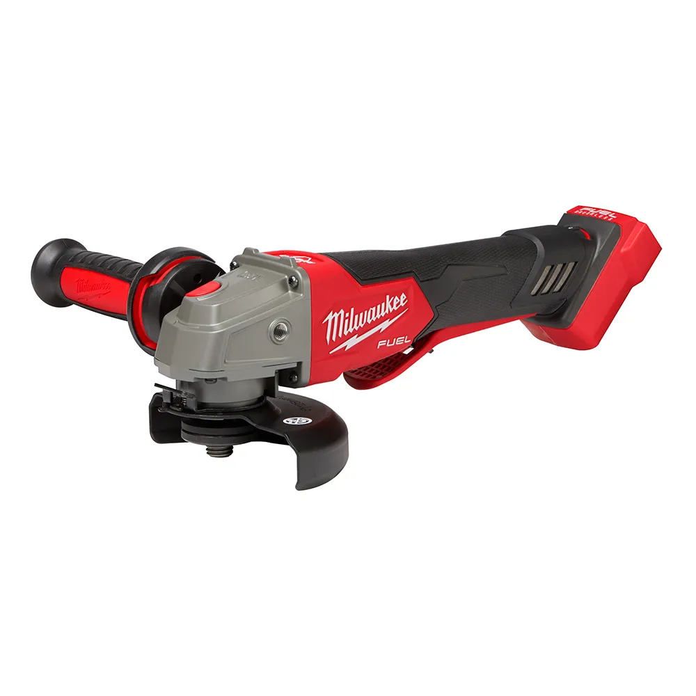 Milwaukee M18 Fuel 4-1/2" - 5" Variable Speed Braking Grinder, Paddle Switch No-Lock