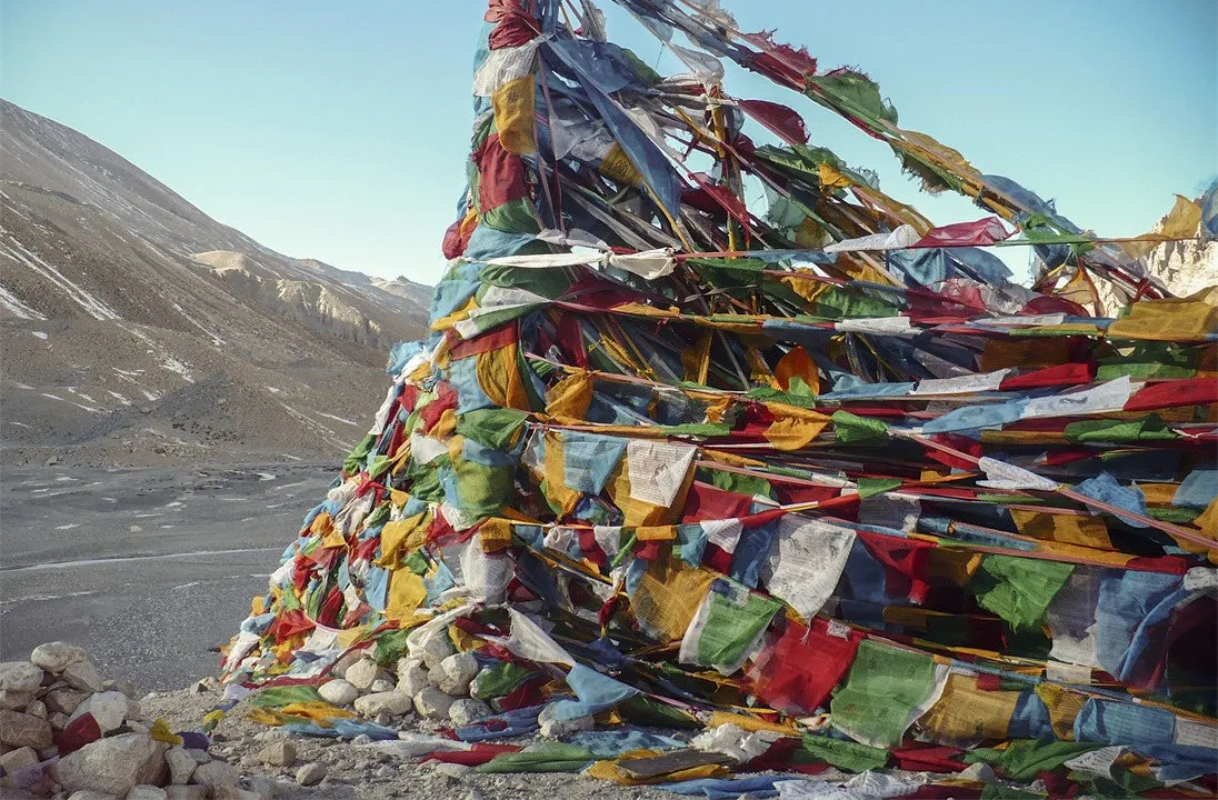 Mini "Om Mane Padme Hum" Prayer Flags