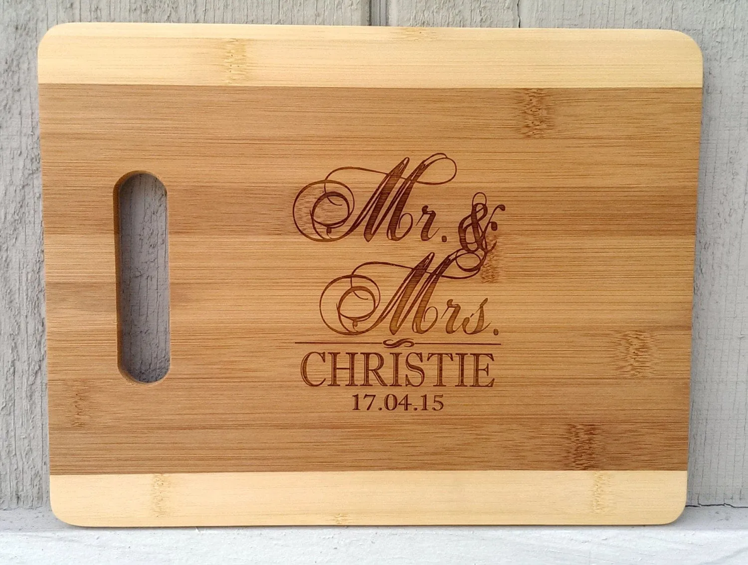 Mr Mrs Couple Personalized Cutting Board Laser Engraved Bamboo Cutting Board For Wedding Gift Anniversary Gift Couples First Christmas gift