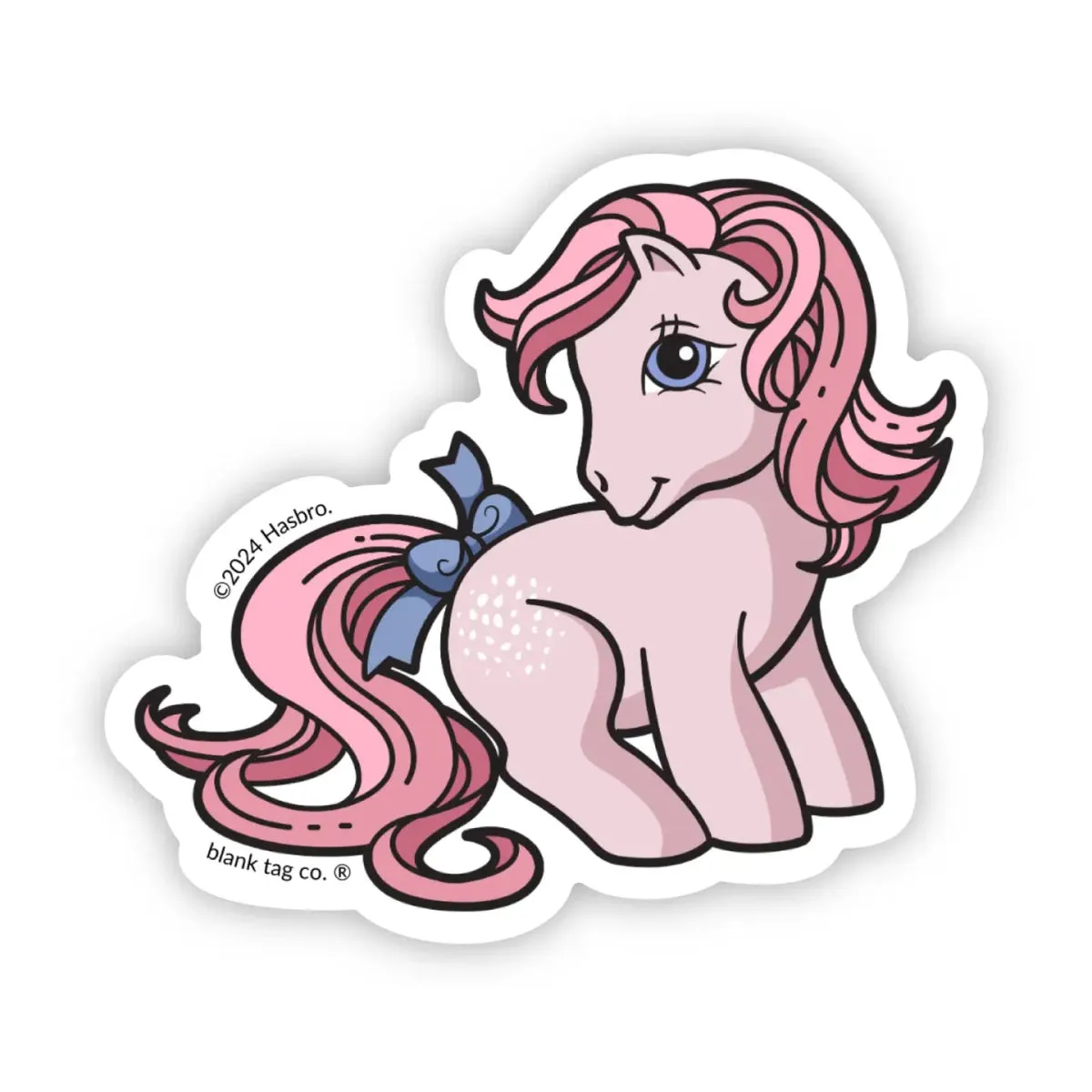 My Little Pony Cotton Candy Vinyl Sticker by Blank Tag Sticker Co.