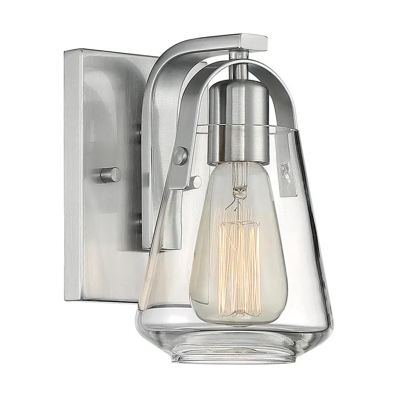 Nuvo Skybridge 1-lt 8" Tall Vanity Light