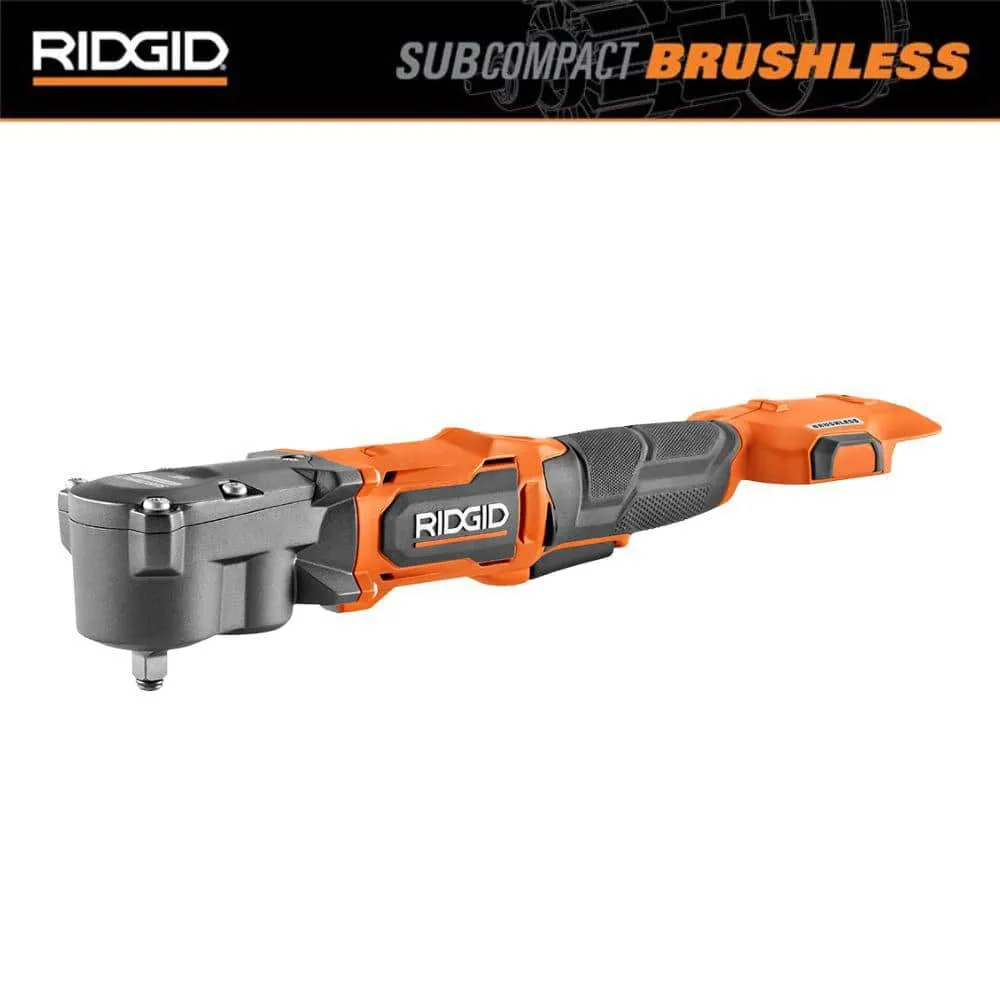 Open Box -  RIDGID 18V SubCompact Brushless 3/8 in. Right Angle Impact Wrench (Tool Only)