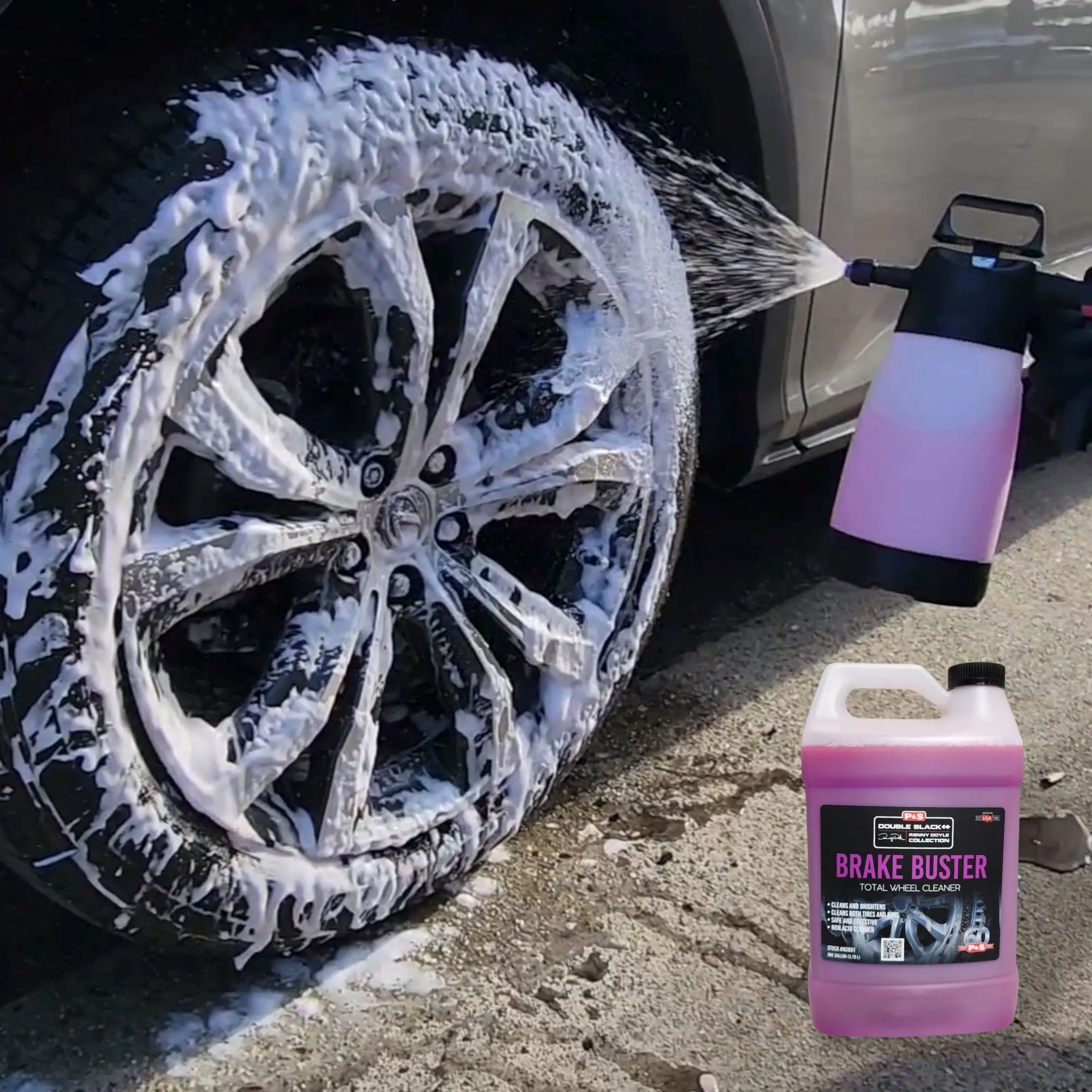 P&S Brake Buster Non-Acid Wheel & Tire Cleaner