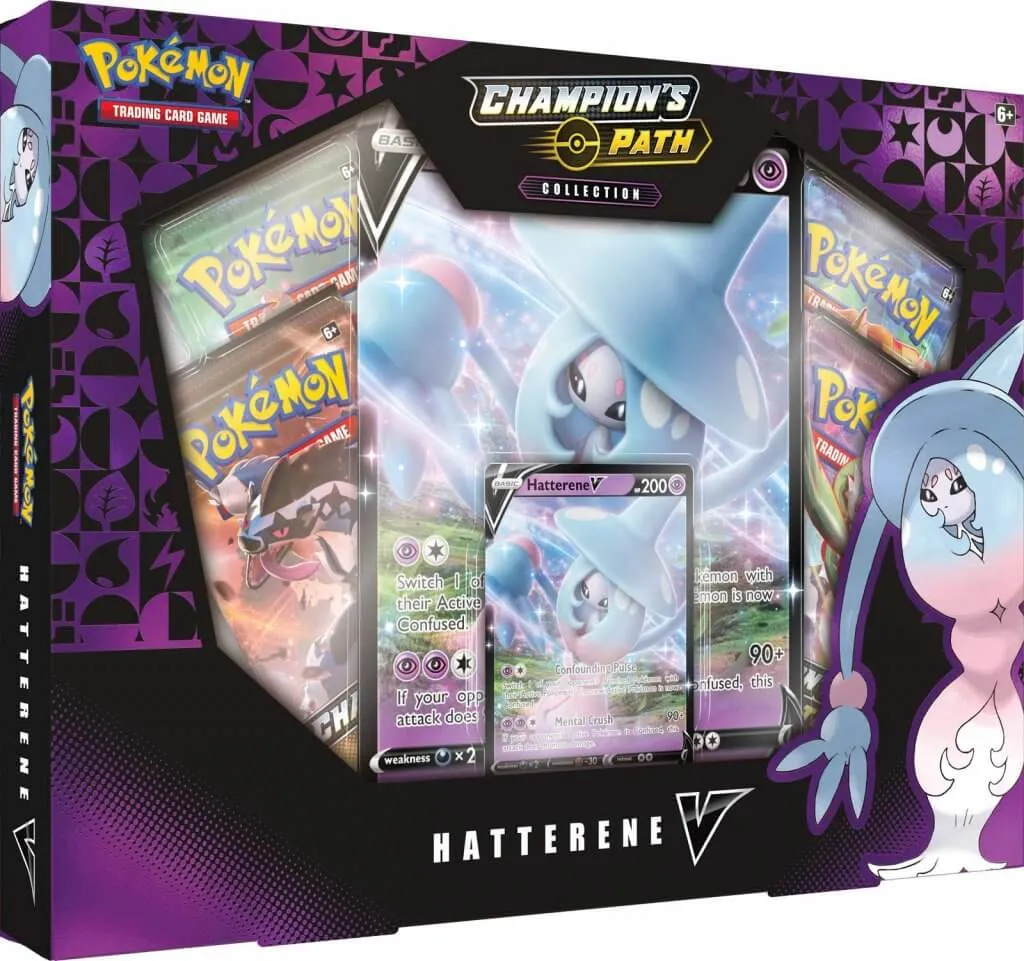 Pokémon TCG:  Champion's Path Collection - Hatterene V Box