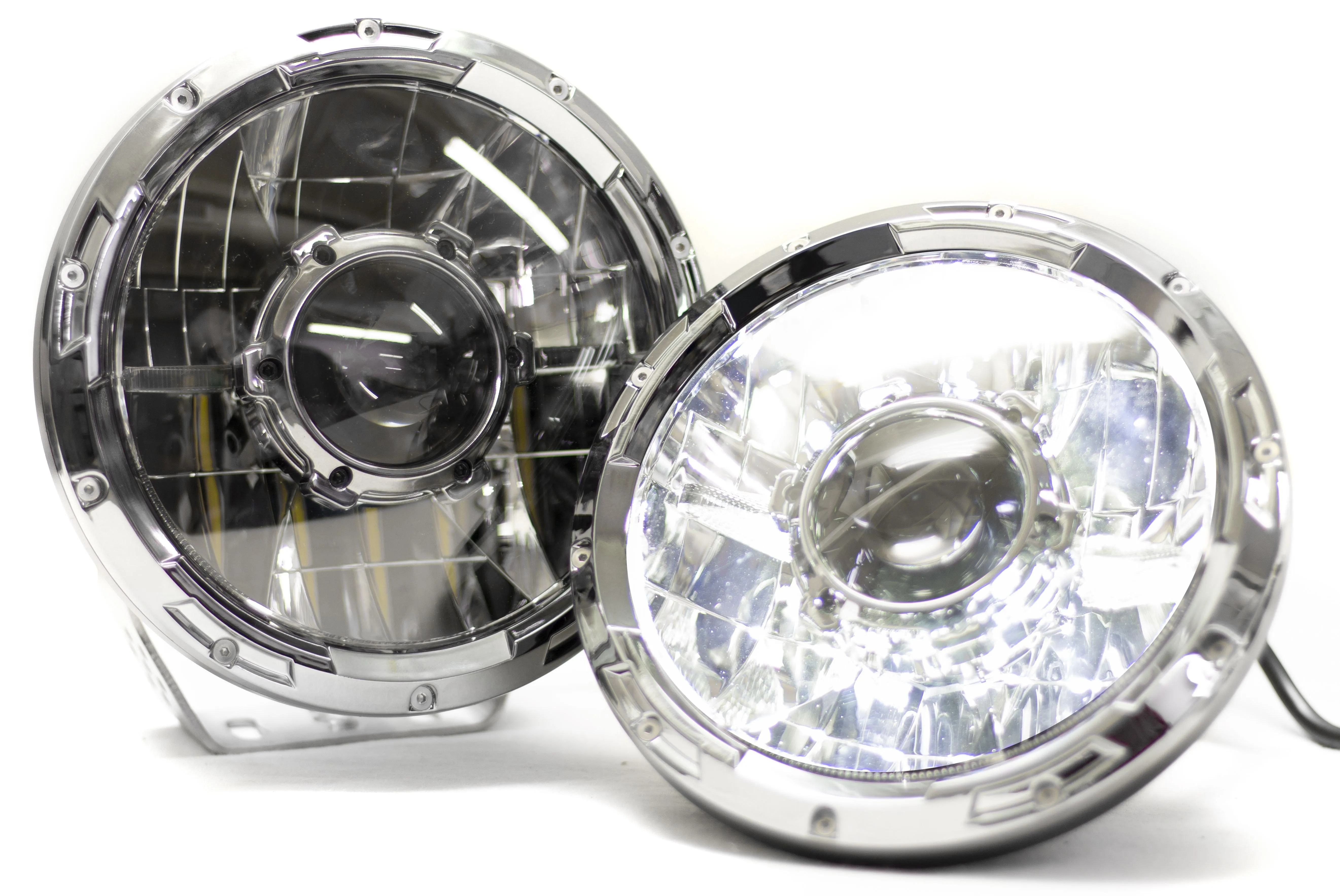 Race Sport RS 7" Headlights (NEXTGEN - LL Series) CREE LED & LASER Sealed Beam