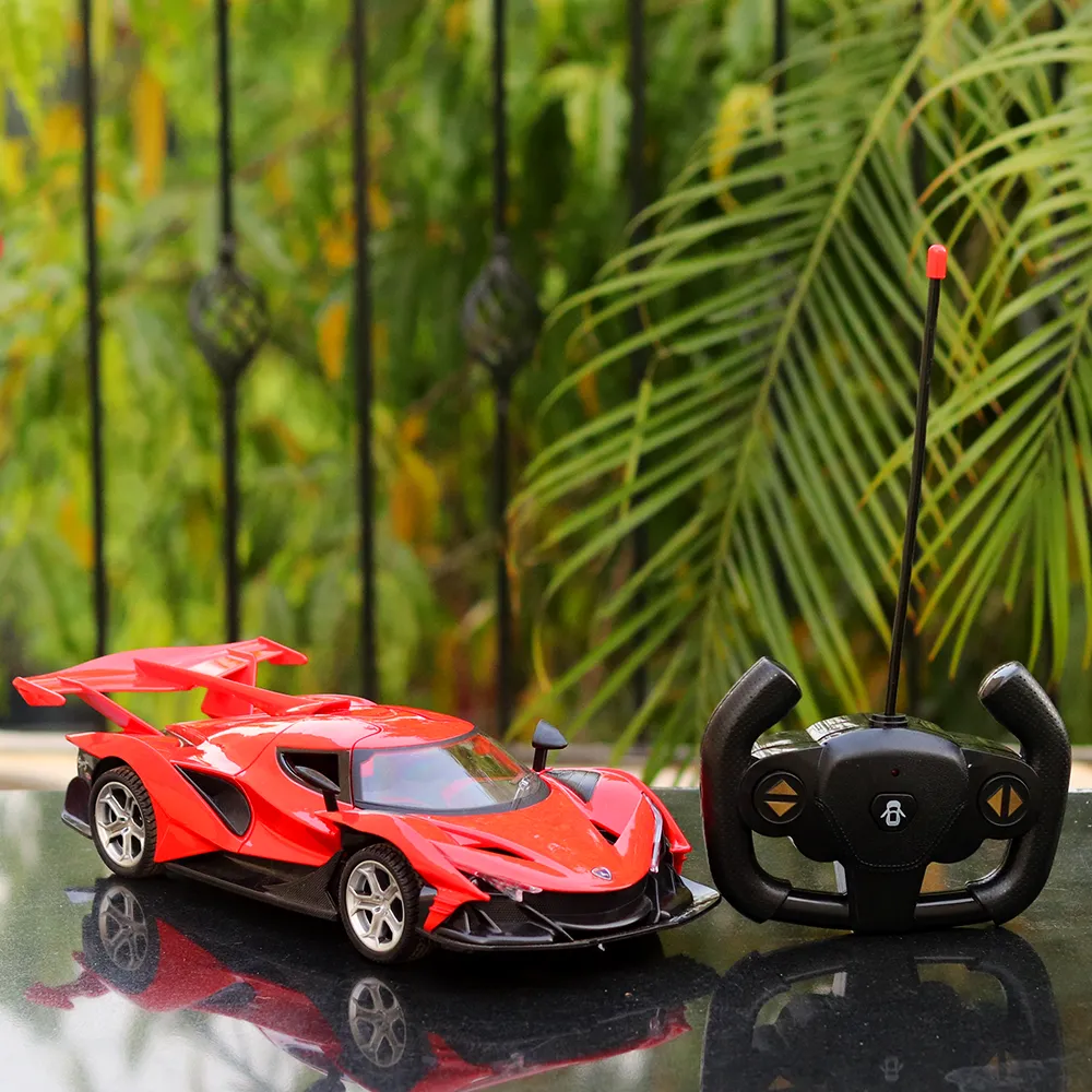 Remote Controlled Toy Car Resembling Ferrari with Automatic Openable Doors - Assorted Colours