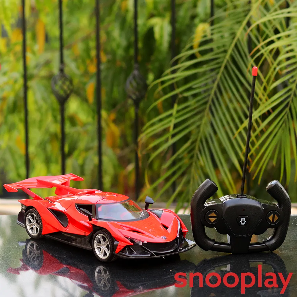 Remote Controlled Toy Car Resembling Ferrari with Automatic Openable Doors - Assorted Colours