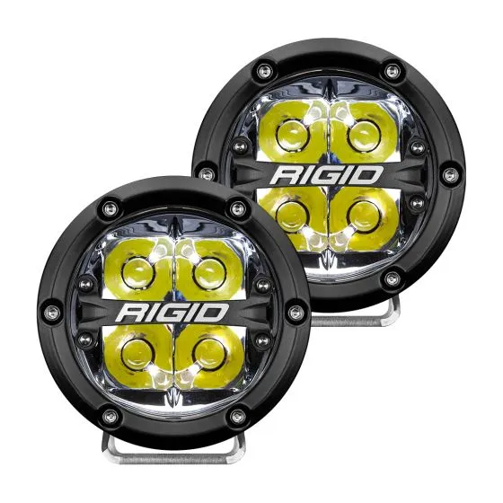 Rigid 360-Series 4" LED Off Road Fog Light Spot Beam-Pair