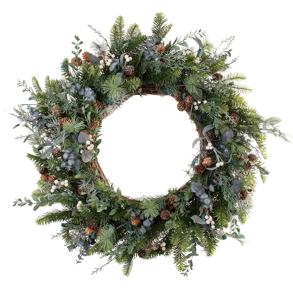 Rustic White Berry Wreath