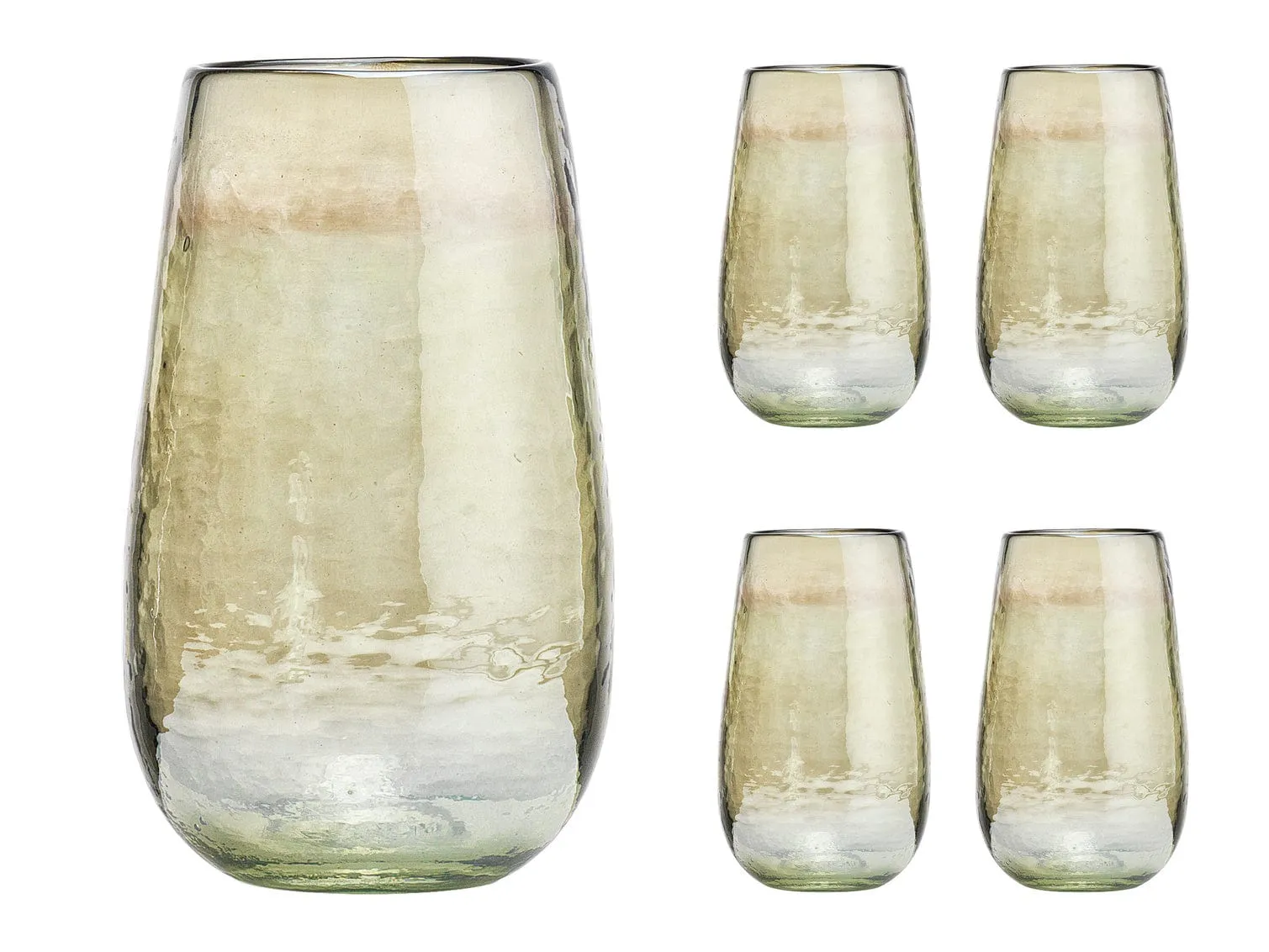 S/4 Tall Hammer Gray Tumblers