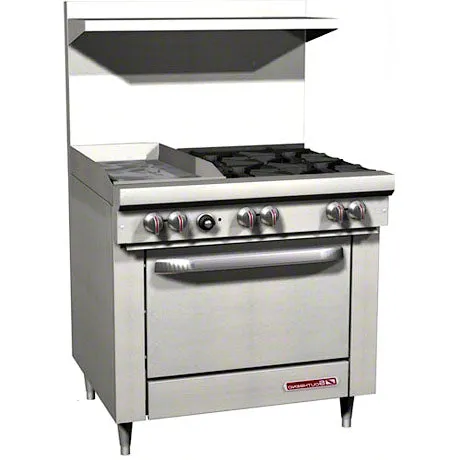 Southbend S36D-1G 36″ Natural Gas Range With 12″ Gridle