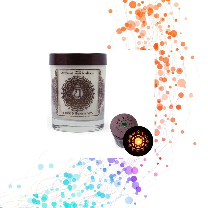 Soy Chakra Candle 10.5 oz. Scented with Essential oils