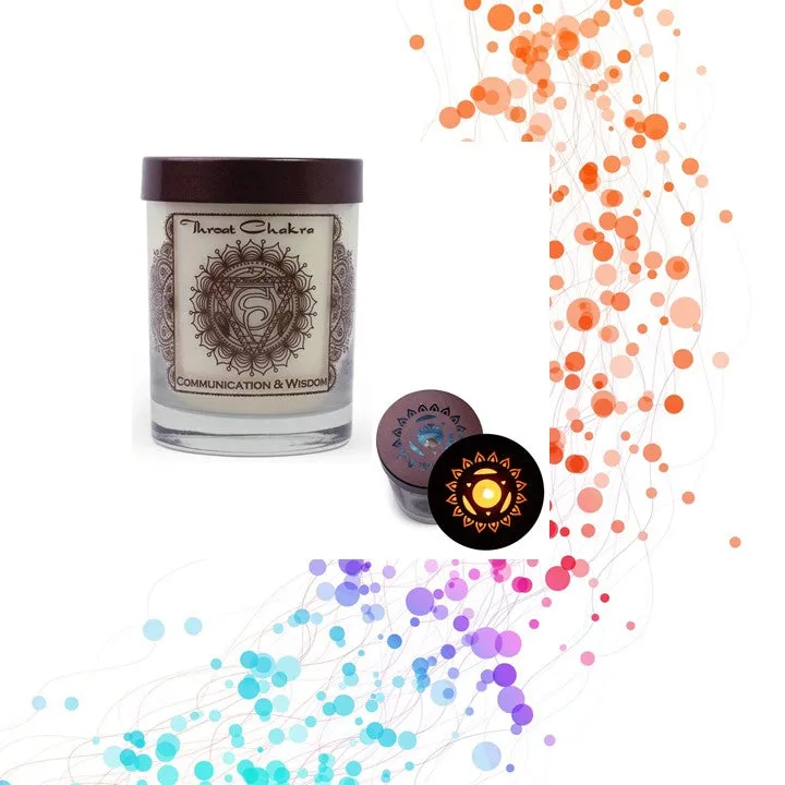 Soy Chakra Candle 10.5 oz. Scented with Essential oils