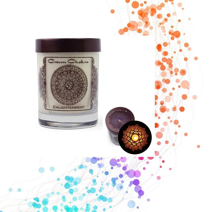 Soy Chakra Candle 10.5 oz. Scented with Essential oils