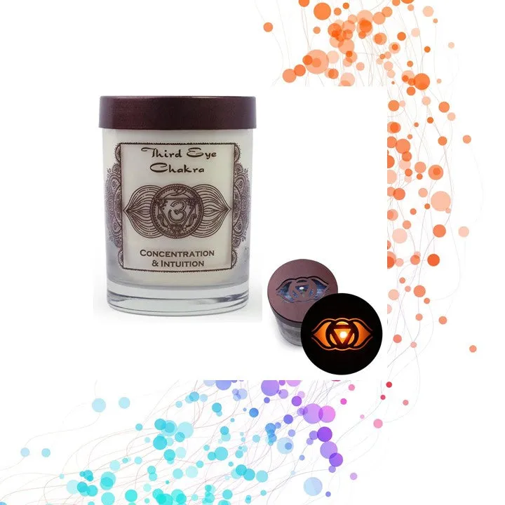 Soy Chakra Candle 10.5 oz. Scented with Essential oils