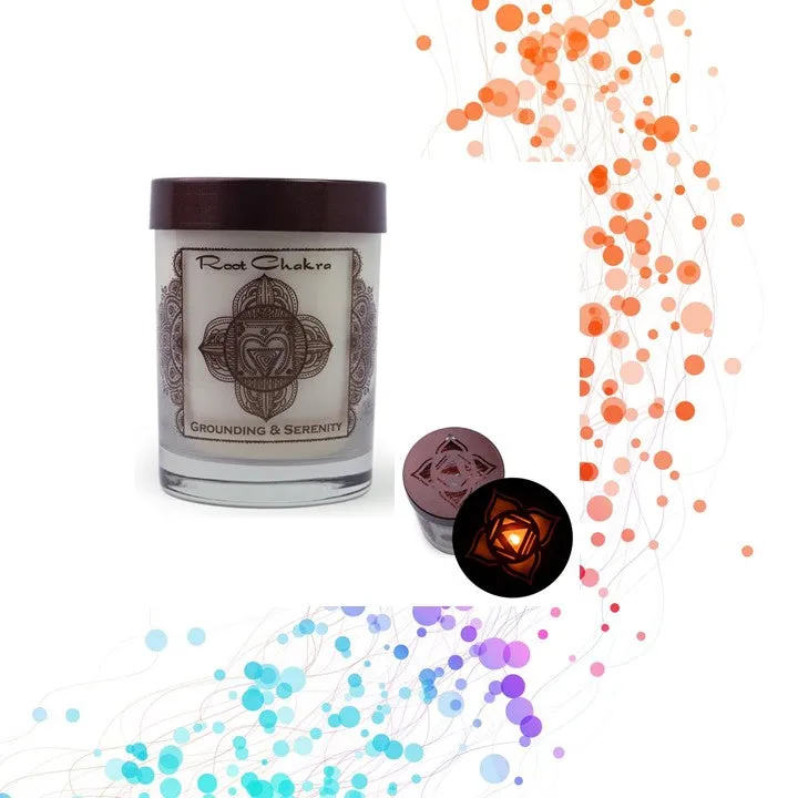 Soy Chakra Candle 10.5 oz. Scented with Essential oils