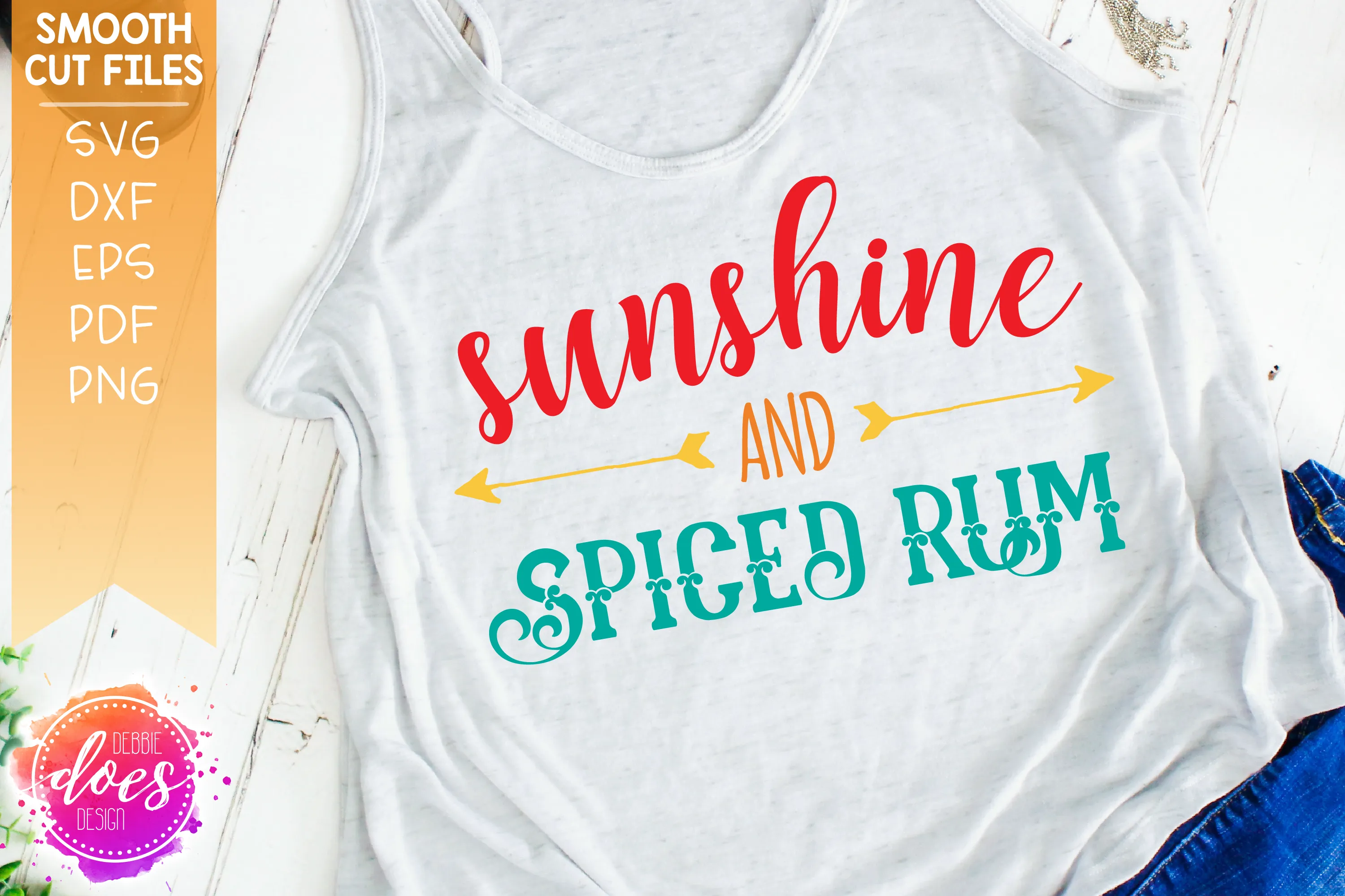 Sunshine and Spiced Rum - SVG File