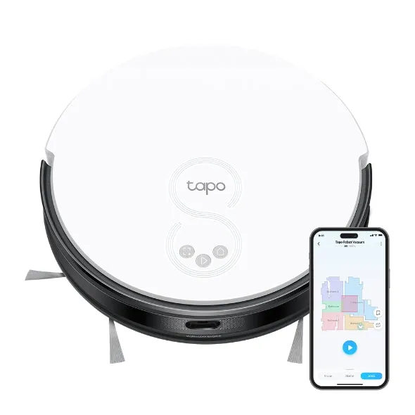 Tapo Mop Plus Robot Vacuum Cleaner & Auto-Empty Dock,1500Watts, 0.6Lit