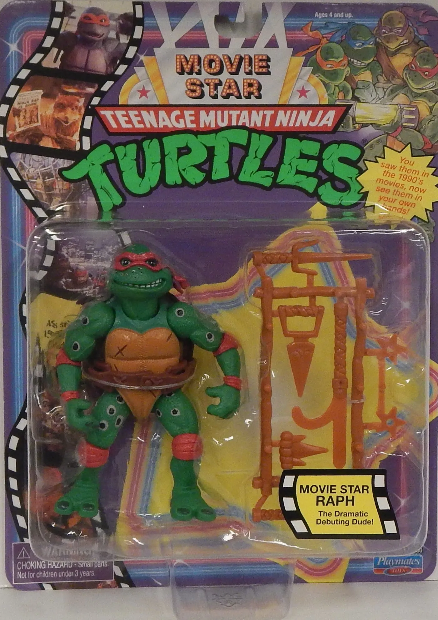 Teenage Mutant Ninja Turtle Movie Star Action Figure Set - 6 Pack