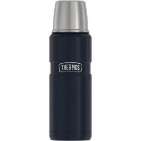 Thermos Stainless King SK2000MDB4 Beverage Bottle, 16 oz Capacity, Stainless Steel, Midnight Blue :EA: QUANTITY: 1