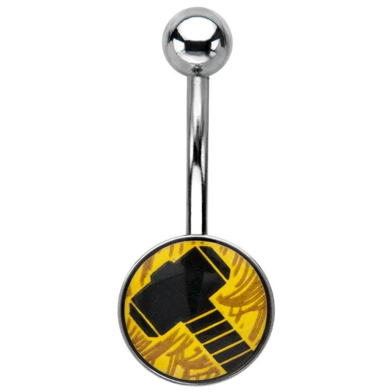 Thor Superhero Belly Ring