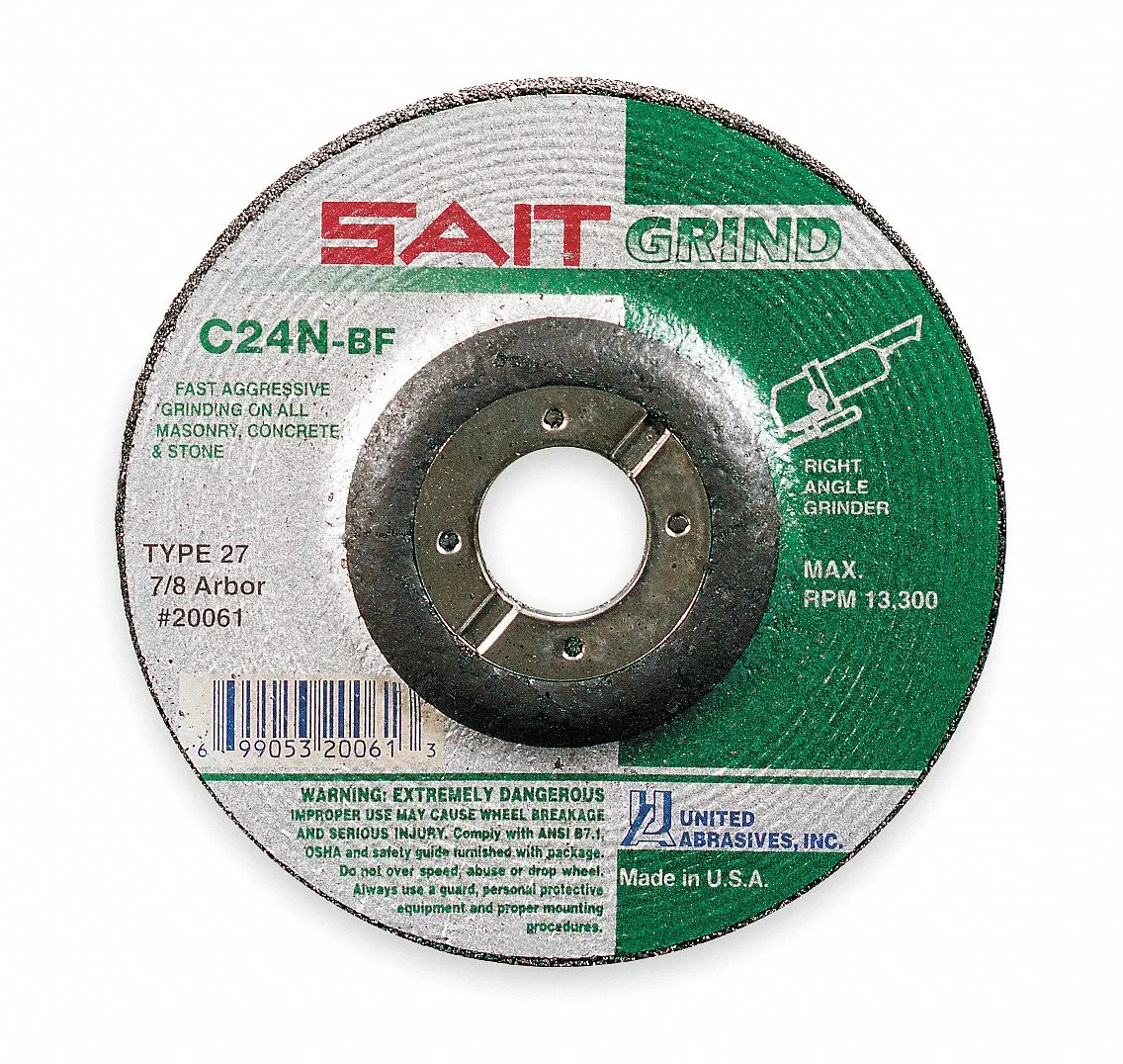 United Abrasives - Sait 20061 4-1/2" x 1/4" Concrete Grinding Wheel