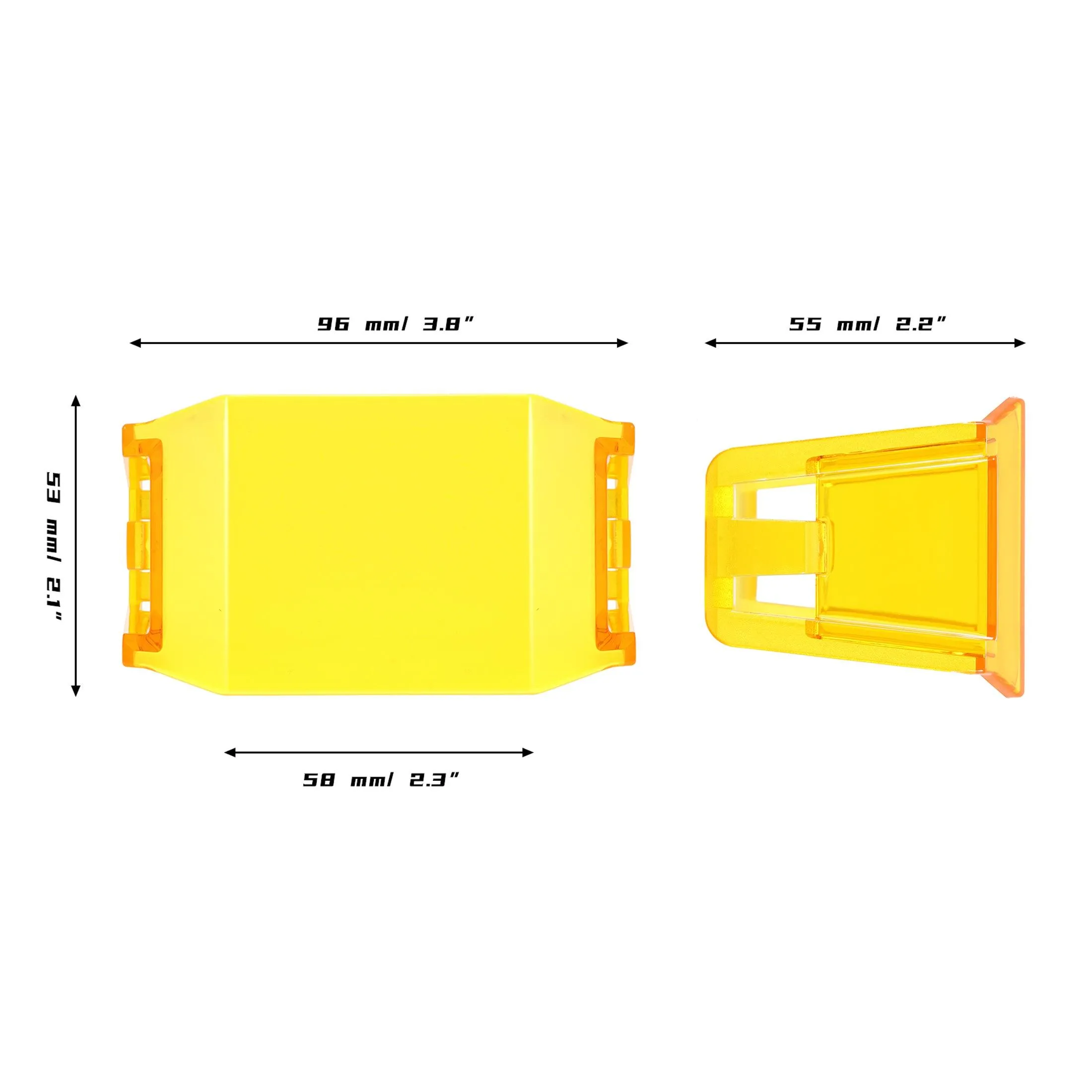 V-Max Series LED Pod Light Amber Cover Light Shield Cover