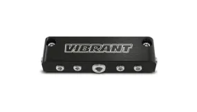 Vibrant Vacuum Block Manifold - Anodized Black - 2691