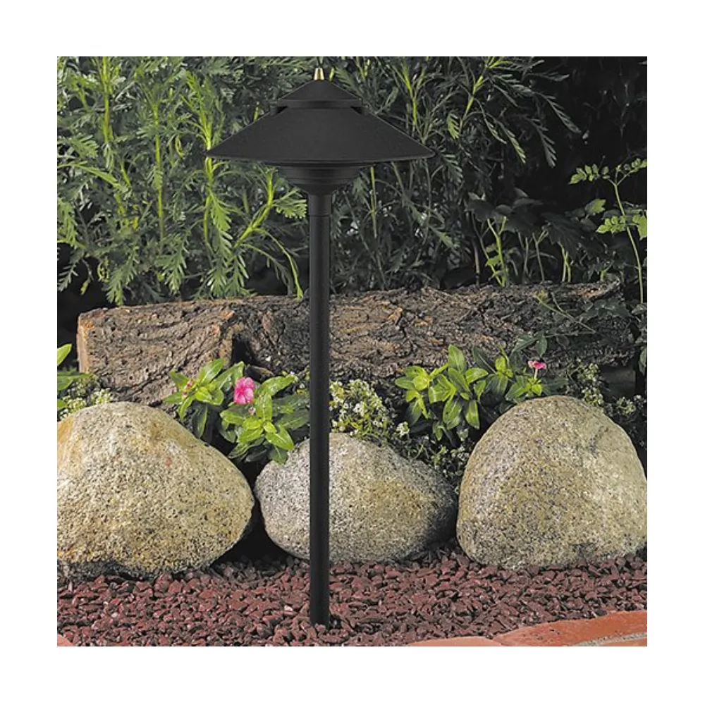 Vista - PR-9217 Path Light Aluminum Black Finish