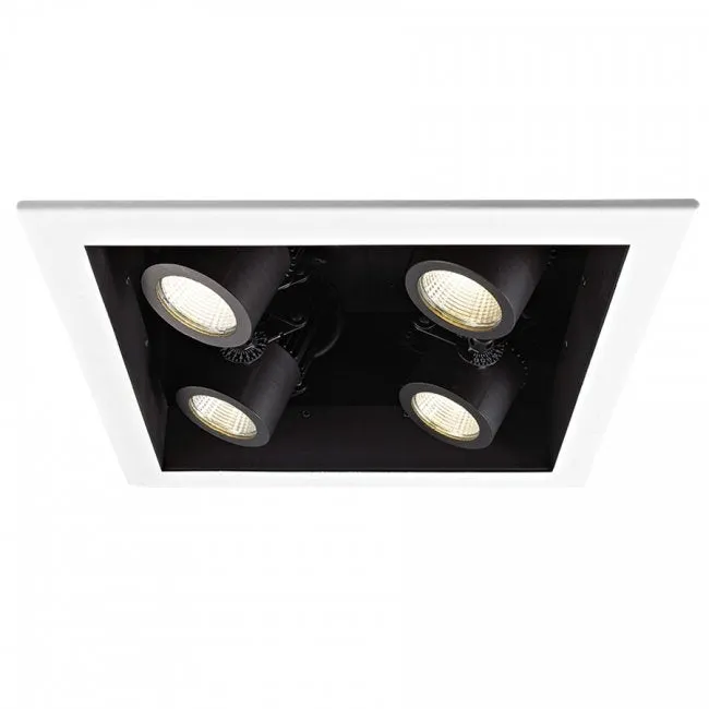 WAC MT-4LD226T 4 Light (2x2) 4" LED Retractable Spot Light -Trim Only